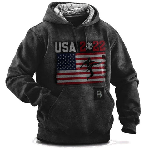 Hoodie Men's Hooded Sweatshirt 3D Printed Letter 2