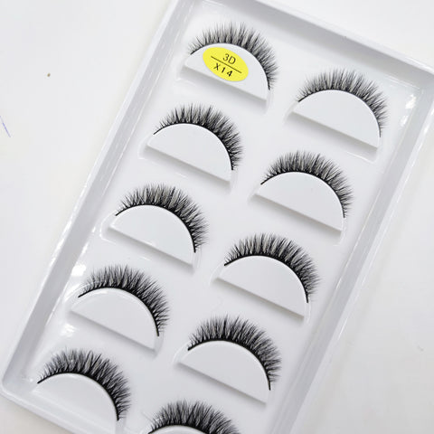New Natural 3D Mink False Eyelashes