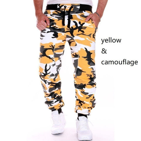 Men Camouflage Elasticity Military Cargo Pants