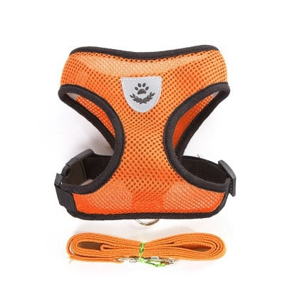 Adjustable Cat Dog Harness Leash