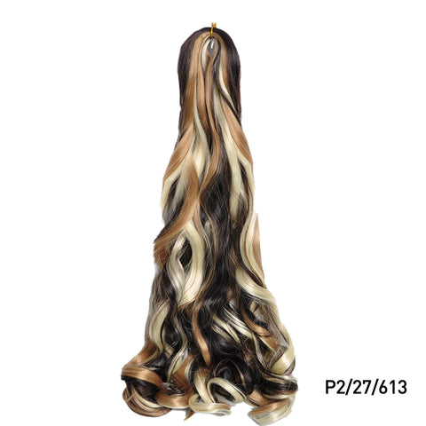 New French Curls Braiding Hair