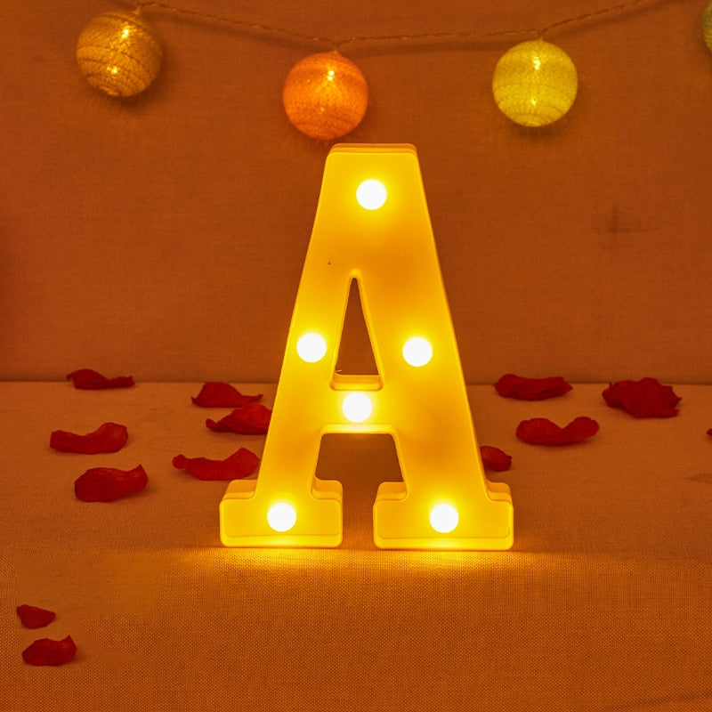 New Alphabet Letter LED Lights