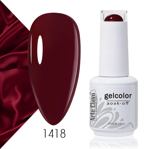 15ml Rose Red Color Series Gel Nail Polish