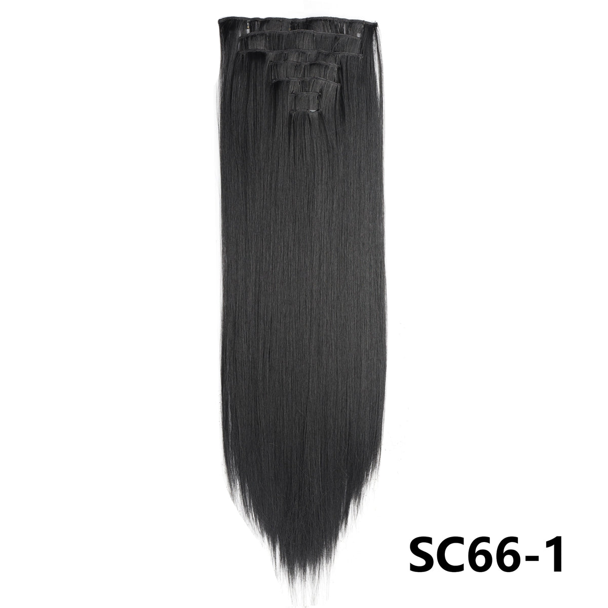 New Long Straight Natural 16 Clip