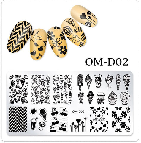 New Lace Flowers Nail Stamping Plates