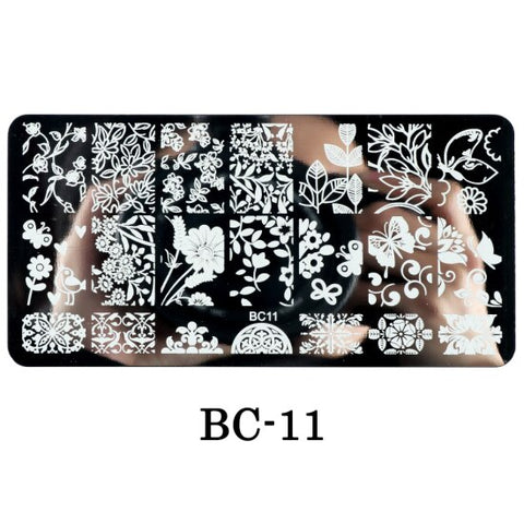 New Lace Flowers Nail Stamping Plates