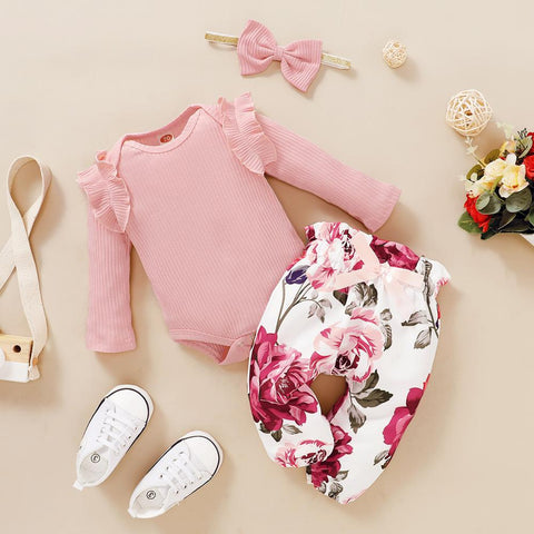Newborn Infant Autumn 3Pcs Set