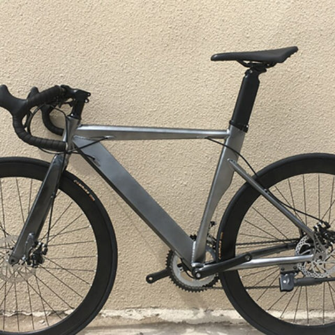 GRAY 700C Road Bike Low Wind Resistance Bicycle