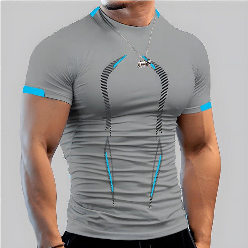 Man Quick Dry Summer Running Shirt