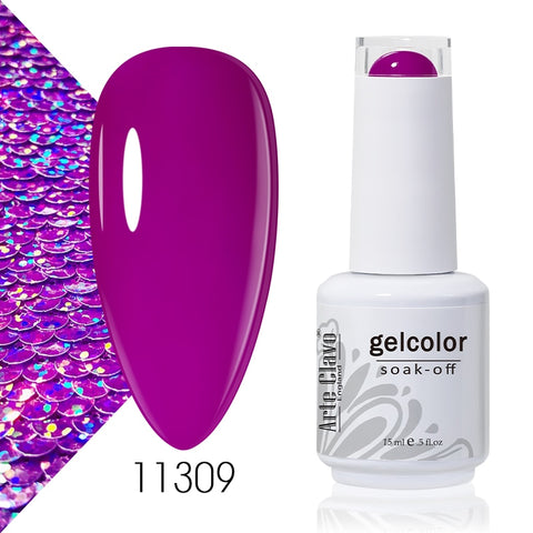 15ml Rose Red Color Series Gel Nail Polish