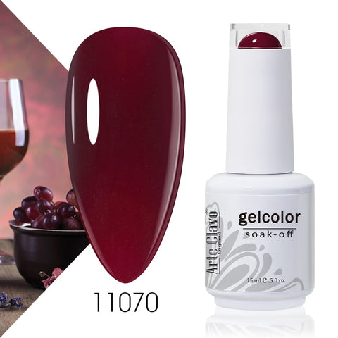 15ml Rose Red Color Series Gel Nail Polish