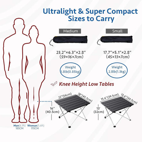 New Camping Pliante Ultralight Folding Tables