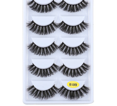 YSDO 3/5/10 Pairs Natural Half Eyelash
