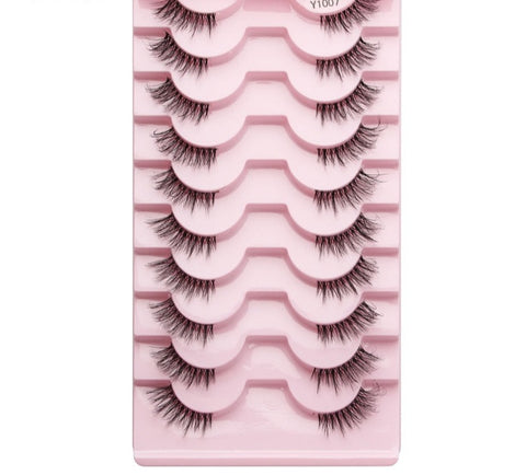YSDO 3/5/10 Pairs Natural Half Eyelash