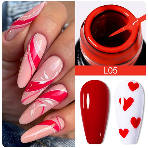5ml Metallic Painting Liner Gel Polish