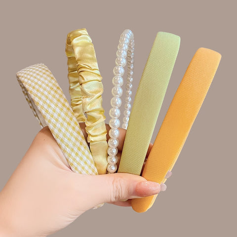 3/6/8PCS Set Fashion Women Cloth Hair Bands