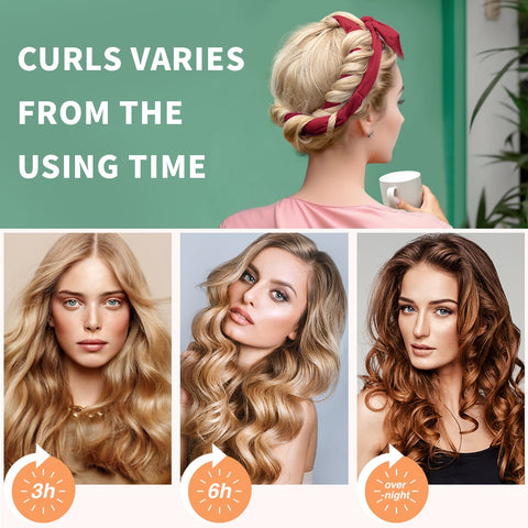 New Heatless Curling Rod Headband