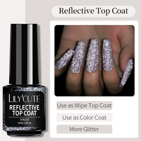 7ML Aurora Top Coat Sparking Aurora Gel Nail Polish