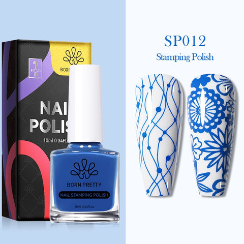 10ml 25 Colors Nail Stamping Polish