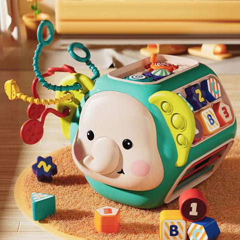 Baby Activity Cube Montessori Sensory Toy