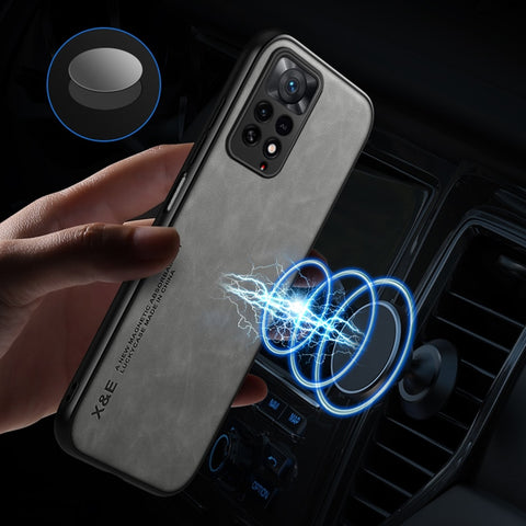 New Magnetic Sheepskin Leather Case