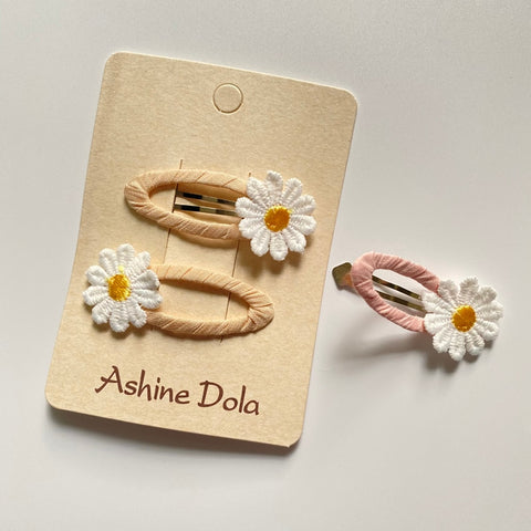 Children Lace White Barette Princess Hooks
