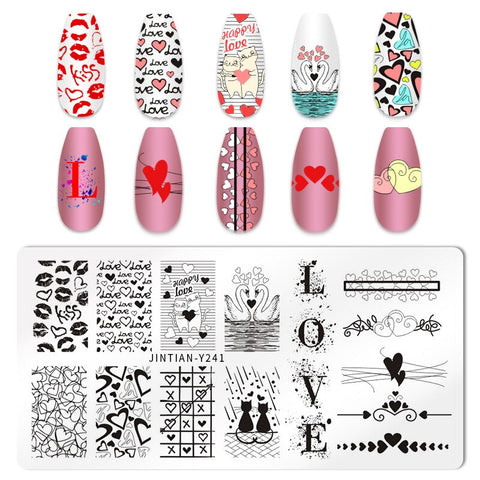New Nails Art Stencil Stamp Tools