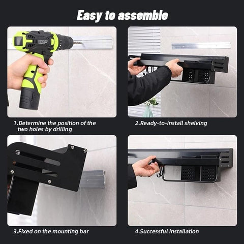 Aluminum Multifunctional Kitchen Storage Rack