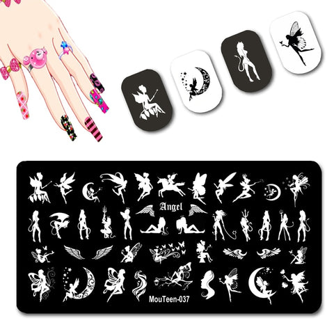2022 New Pattern Nail Stamping Plates Graffiti Art