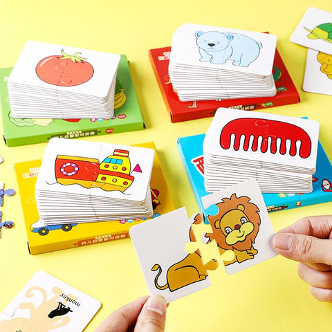 32Pcs Montessori Toddler Card Matching Game