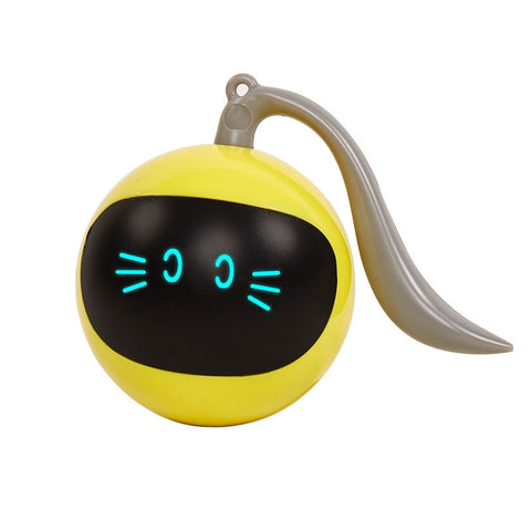 PET LED Self Rotating Ball Toy