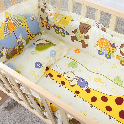 5pcs Baby Bedding Set Newborn Pure Cotton