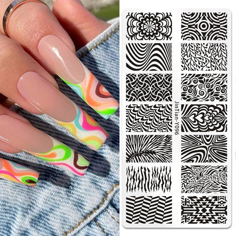 New Nails Art Stencil Stamp Tools