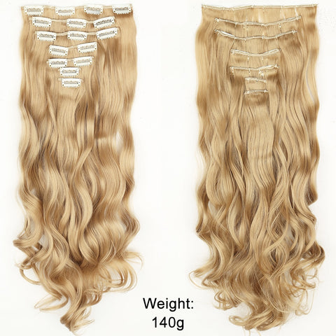 New Long Straight Clip In Hairpiece Hair Extensions