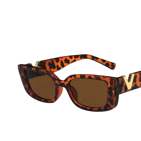 Women Brand Designer Vintage Small Frame Sun Glasses