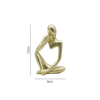 New Resin Statues Floating Coffee Cup Art