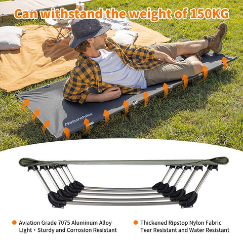 New Camping Cot Portable Folding Bed
