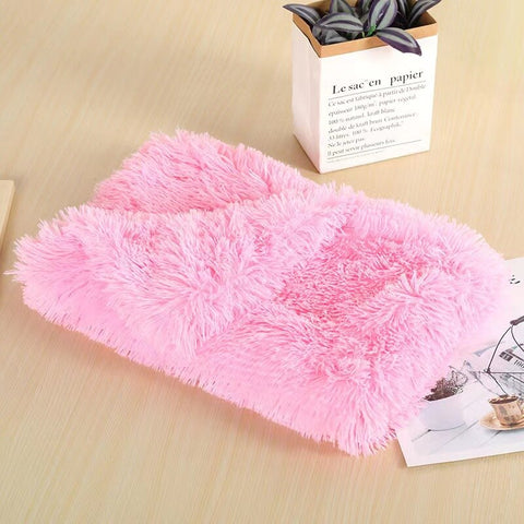 Dog Fluffy Fur Blanket Sleeping Mat