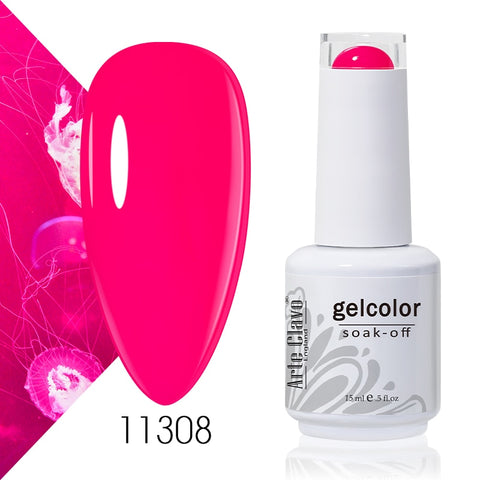 15ml Rose Red Color Series Gel Nail Polish