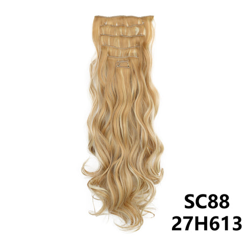 New Long Straight Natural 16 Clip