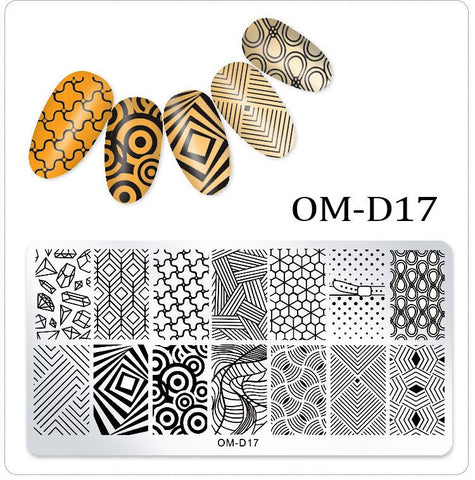 New Lace Flowers Nail Stamping Plates
