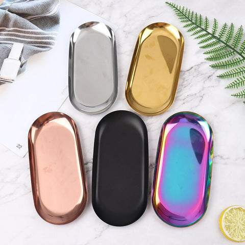 Korean Style Stainless Steel Storage Tray