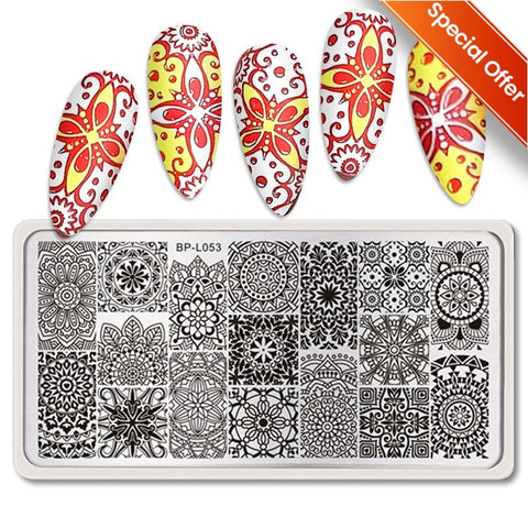 New 12*6cm Nail Art Templates