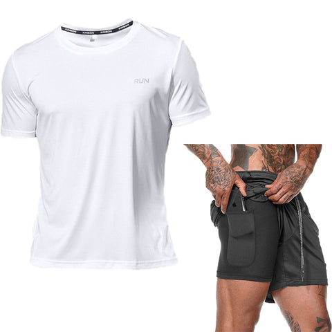 Men Sports Training Running Sets