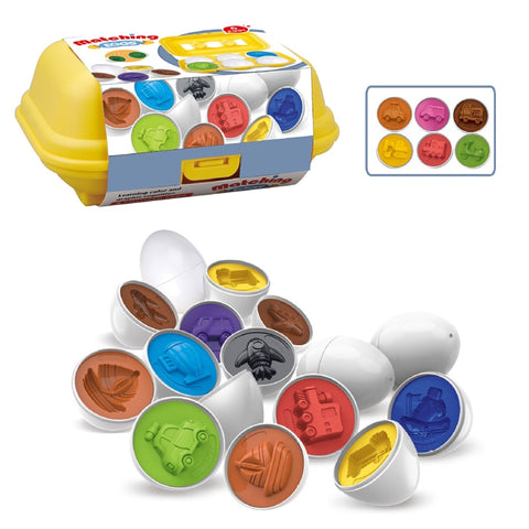 6PCS Color Shape Recognition Toddler Educational Toys