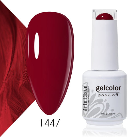 15ml Rose Red Color Series Gel Nail Polish