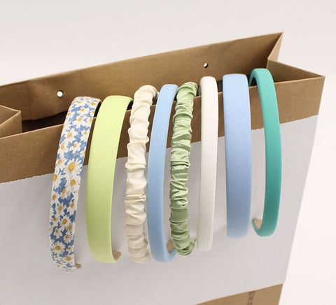 3/6/8PCS Set Fashion Women Cloth Hair Bands