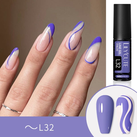 5ml Metallic Painting Liner Gel Polish