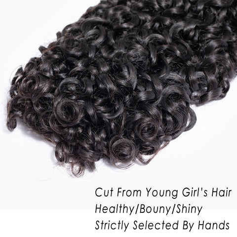 10A Small  Pixie Curls Weave Only Virgin Hair