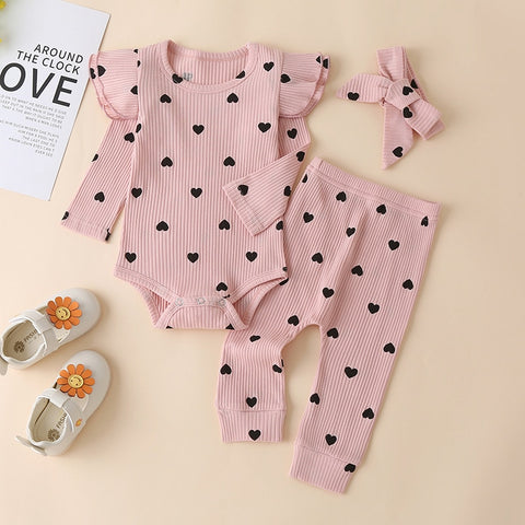 Newborn Infant Autumn 3Pcs Set